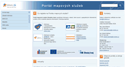 Desktop Screenshot of gis.kr-zlinsky.cz